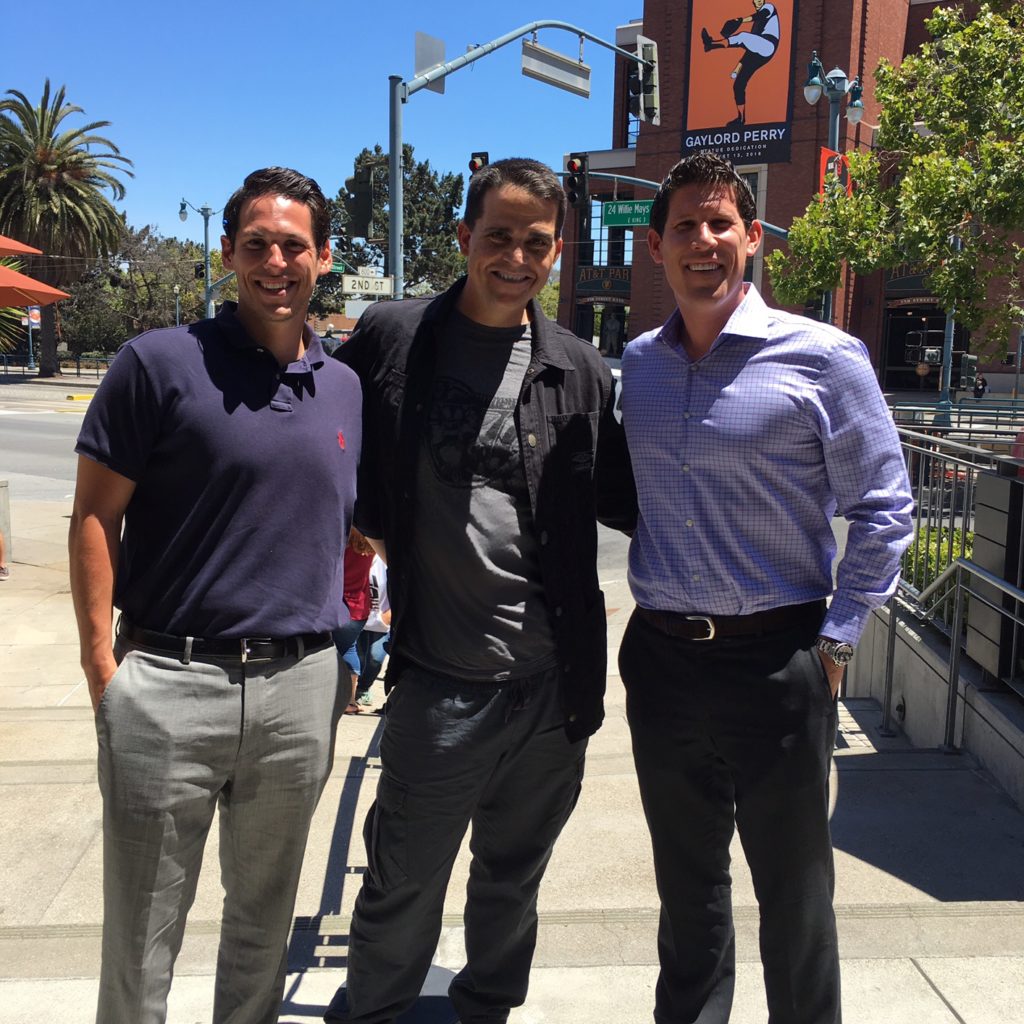 Meeting with Geoff Gross of Medical Guardian and John Clinton of InHomeSafetyGuide in San Francisco