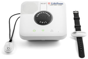 LifeFone, In Home System, Pendant, Wristband, Landline required